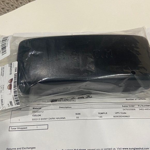 Ralph Lauren Brown Tortoise Sunglasses. NWT - Picture 11 of 11